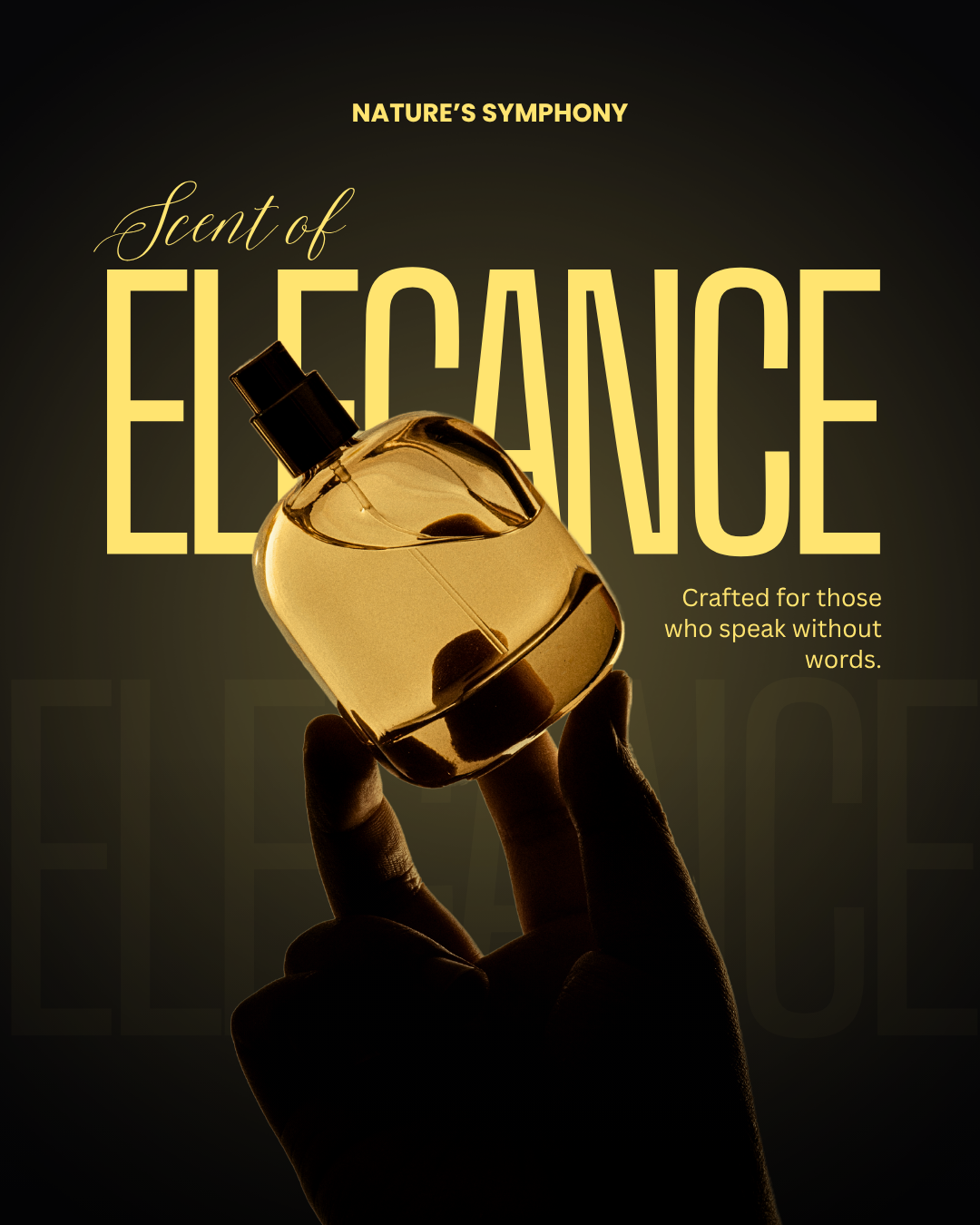 Gold and black elegant